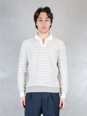 Raphael1966 Maglia <BR/>Polo Capri Stripes 57150-18669 112 Raphael - Grnsas 