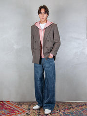 Giacca Oversize GIA3459 MORO I'm Brain 