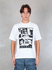 Parra T-shirt <BR/>Our House tee 54200 WHITE Parra 