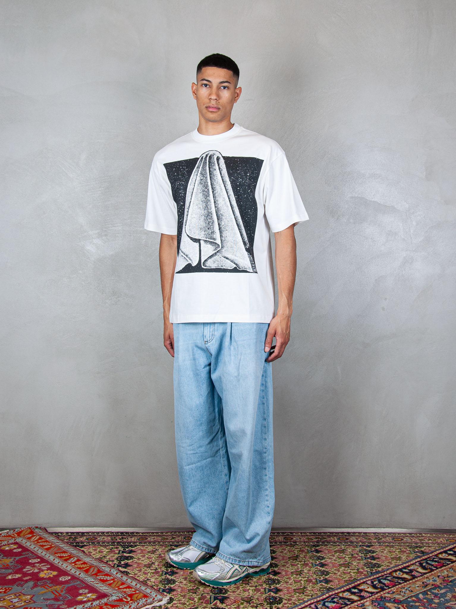 TTT T-Shirt Drapery tee 13TS004 WHITE TTT 