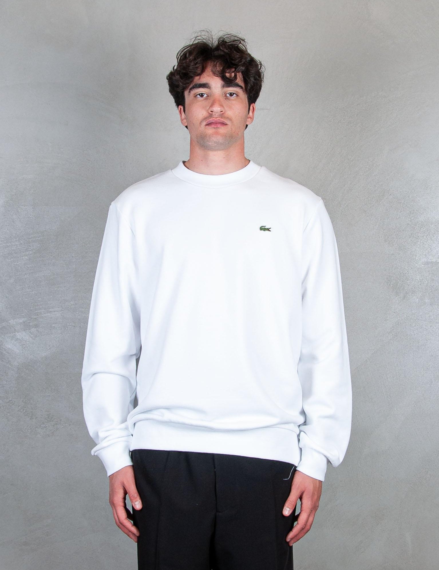 >Felpa girocollo SH9801 001 Lacoste 