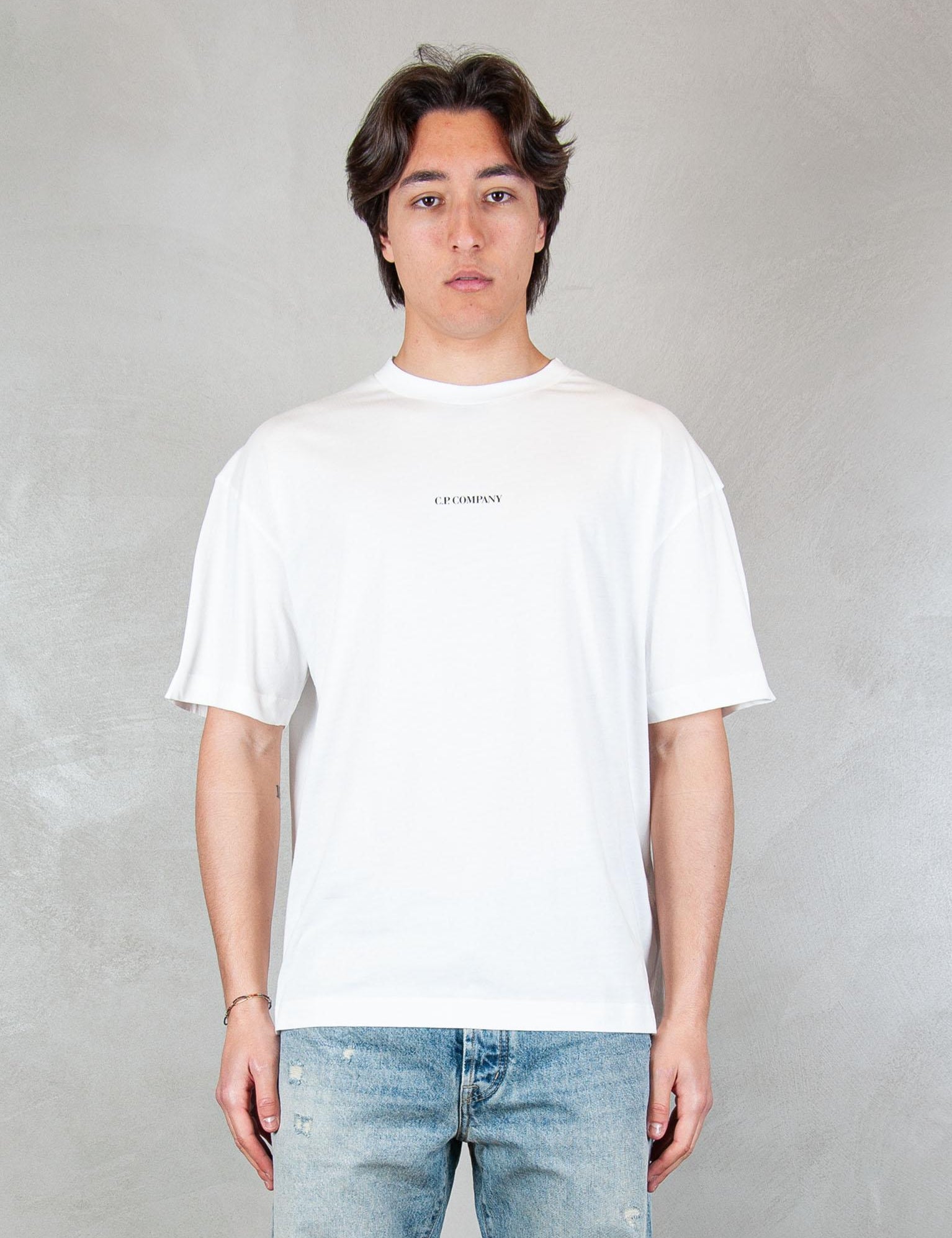 >Logo Crew TS087A-005100W 103 C.P. company 