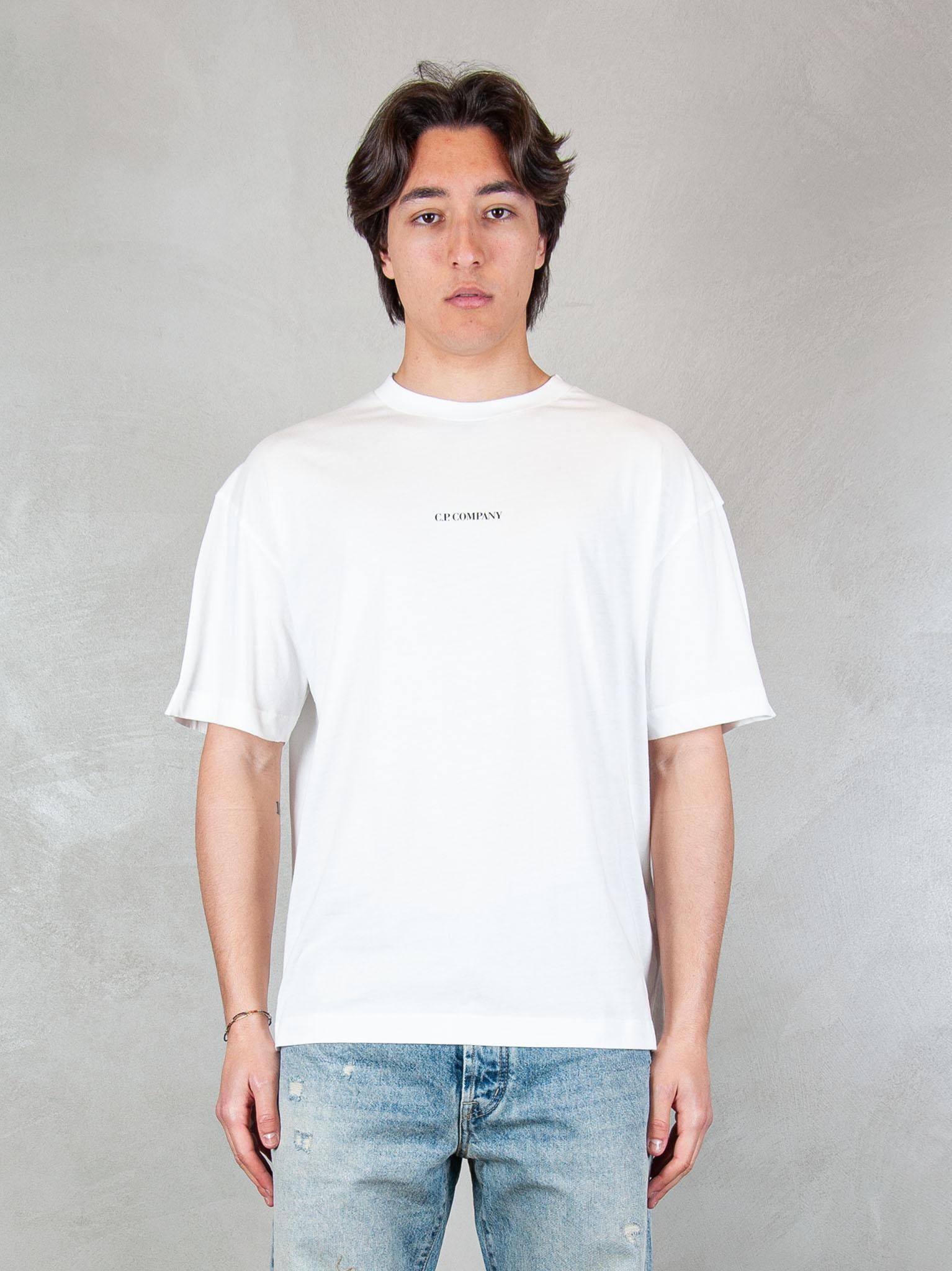 C.P. Company Tshirt Logo Crew TS087A-005100W 103 C.P. company 