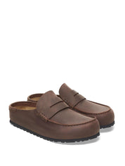 Birkenstock <BR/>Naples Wrapped NAPLES OILED LEATHER OILED LTHR-HABANA Birkenstock 
