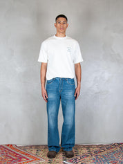 5pocket Flower Denim