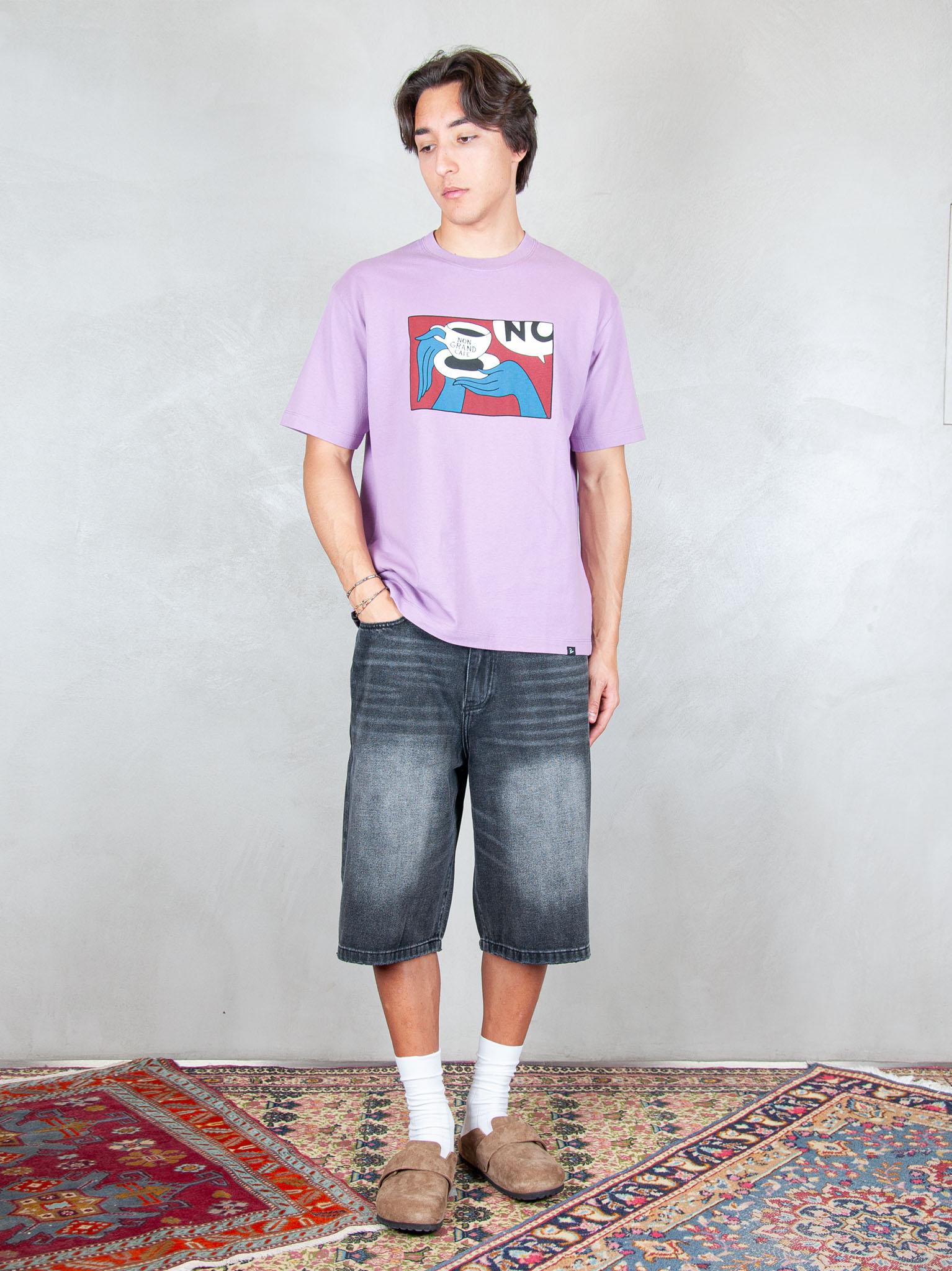 Parra T-shirt Not you 55350 PURPLE Parra 