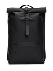 Rains zaino <BR/>Rolltop Rucksack ROLLTOP RCKSCK BLACK Rains 