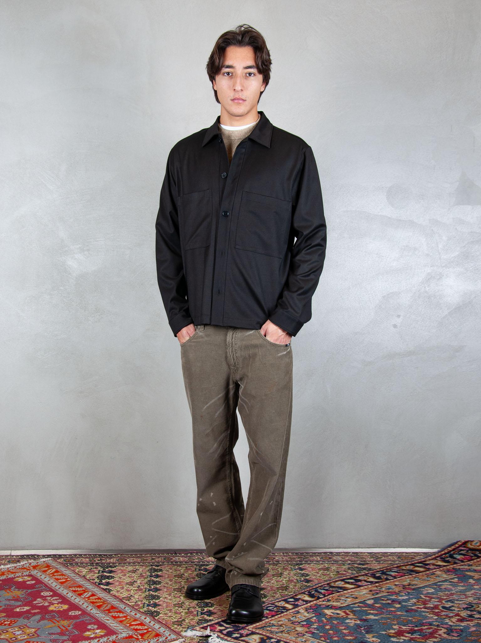 I'M Brian Overshirt CA3441 NERO I'm Brain 