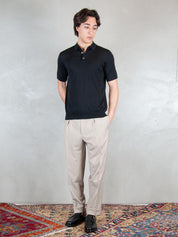 Raphael1966 Maglia <BR/>Polo Cotone Egiziano DK17037 NERO Raphael - Dkt 