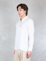 Seinse Camicia <BR/>Casacca Lino CE1089 BIANCO Seinse 