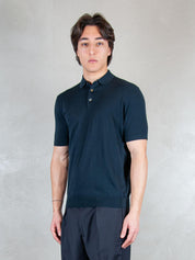 Raphael1966 Maglia <BR/>Polo Cotone Egiziano DK17037 BLU NOTTE Raphael - Dkt 