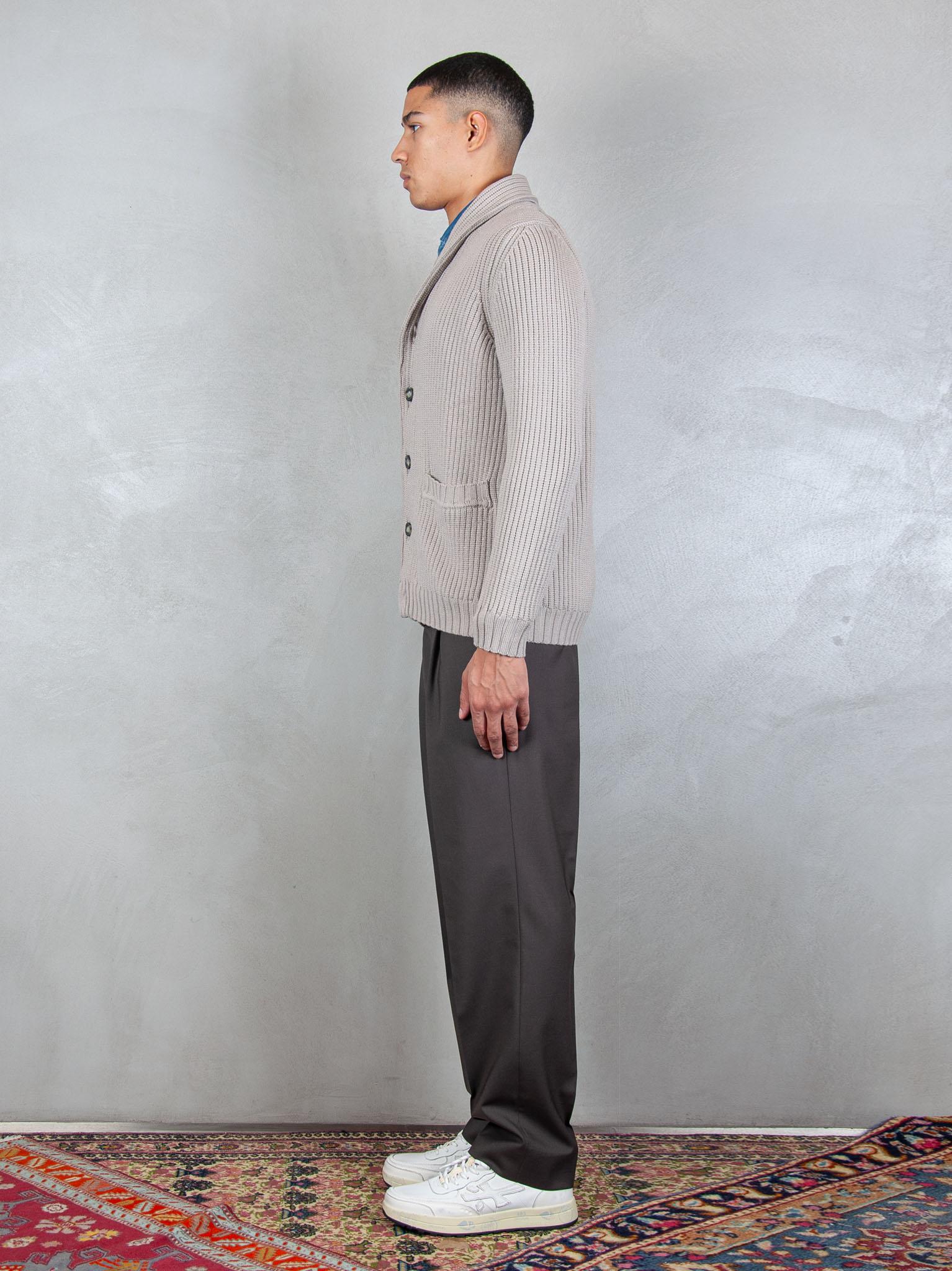 Luigi Gentile Maglia Cardigan Collo Sciallato LG1181 10 Luigi Gentile 