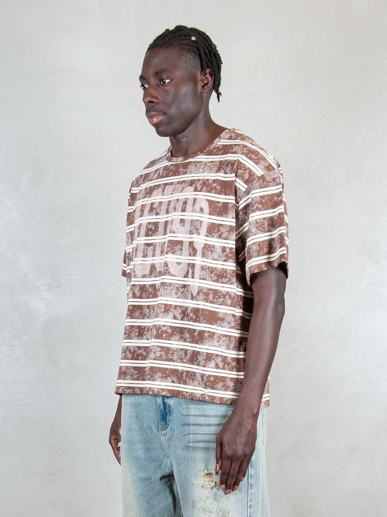 Acupuncture T-shirt Acid Stripes ACID STRIPES RANCH BROWN Acupuncture 