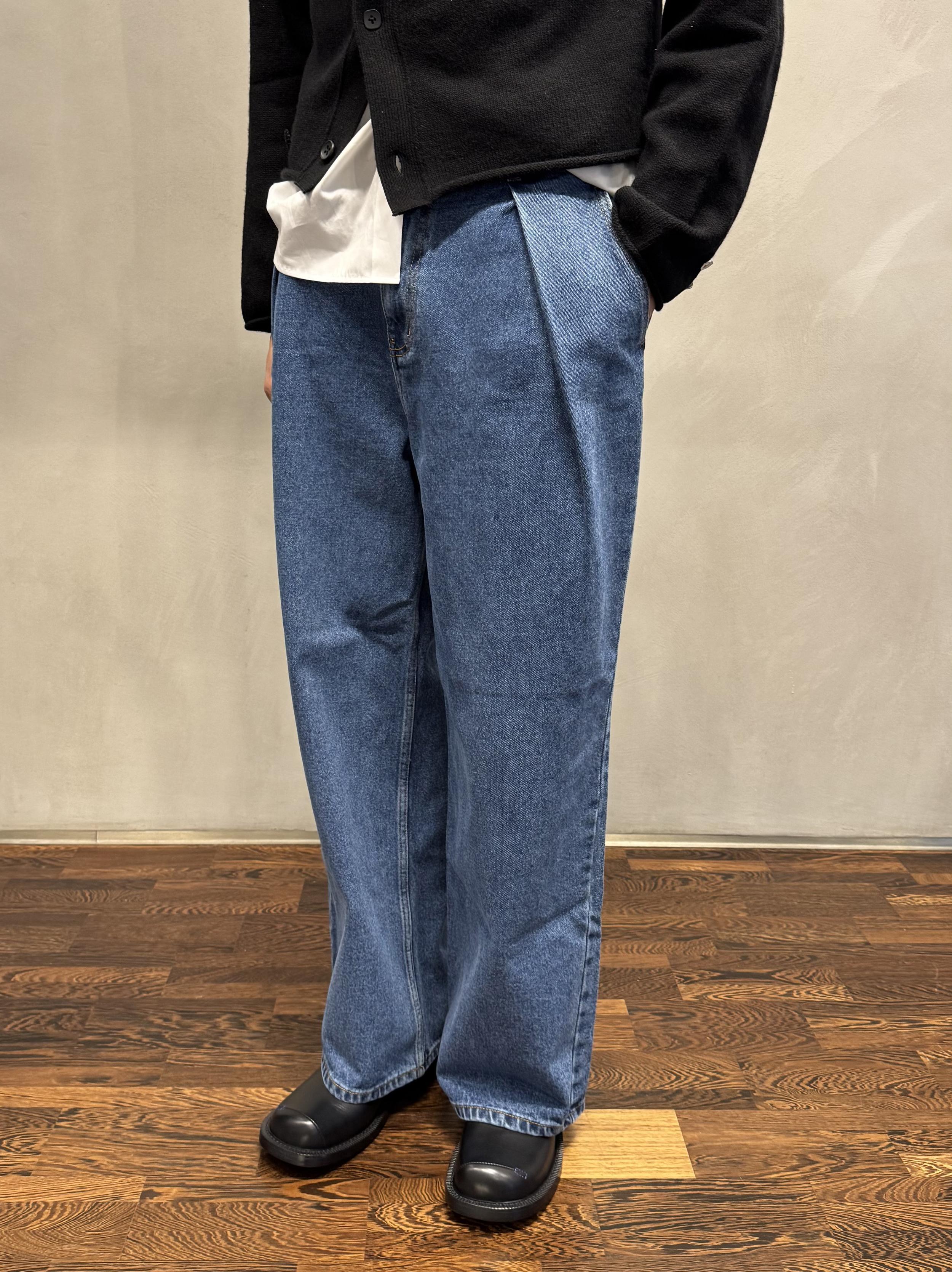 Ader Error Jeans Pleats Denim BMSGFYJE0102 BL-BLUE Ader Error 