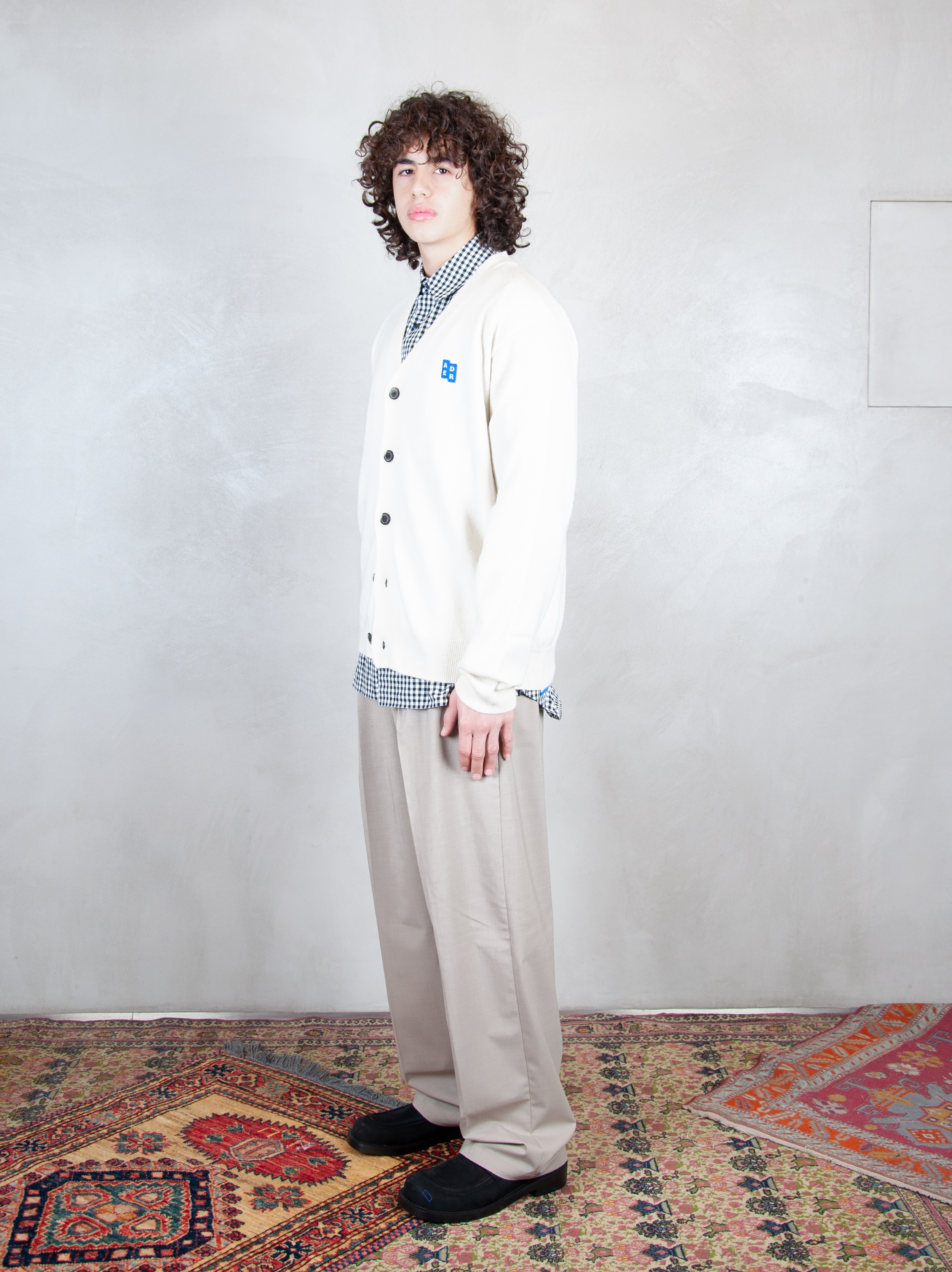 Ader Error Maglia Regular Cardigan BMSGFYKT0702 OT-OATMEAL Ader Error 