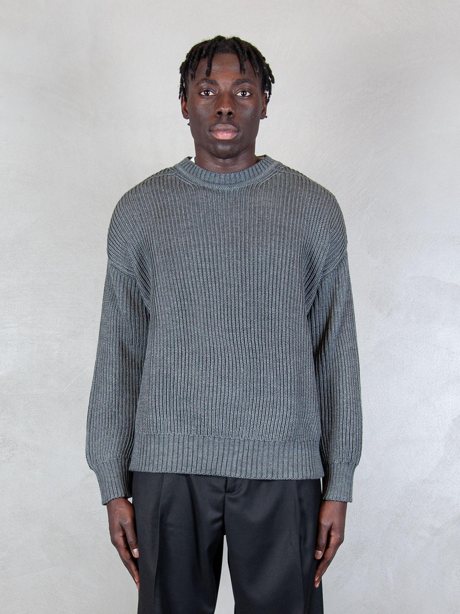 Hi Five Maglia Rib Sweater RIB SWEATER DARK GREY Hi Five 