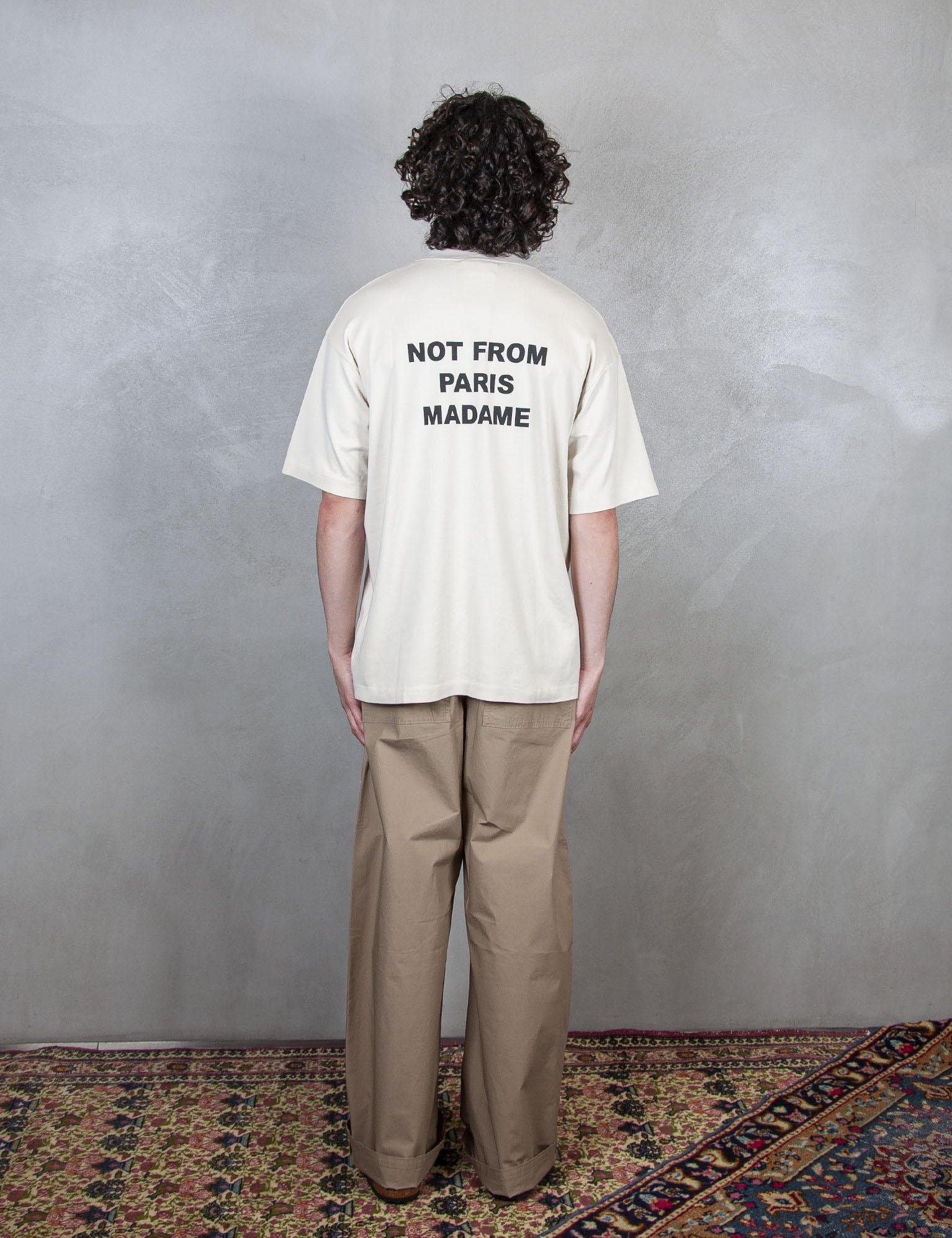 Le T-Shirt Slogan TS203-CO002 MT Drôle De Monsieur 