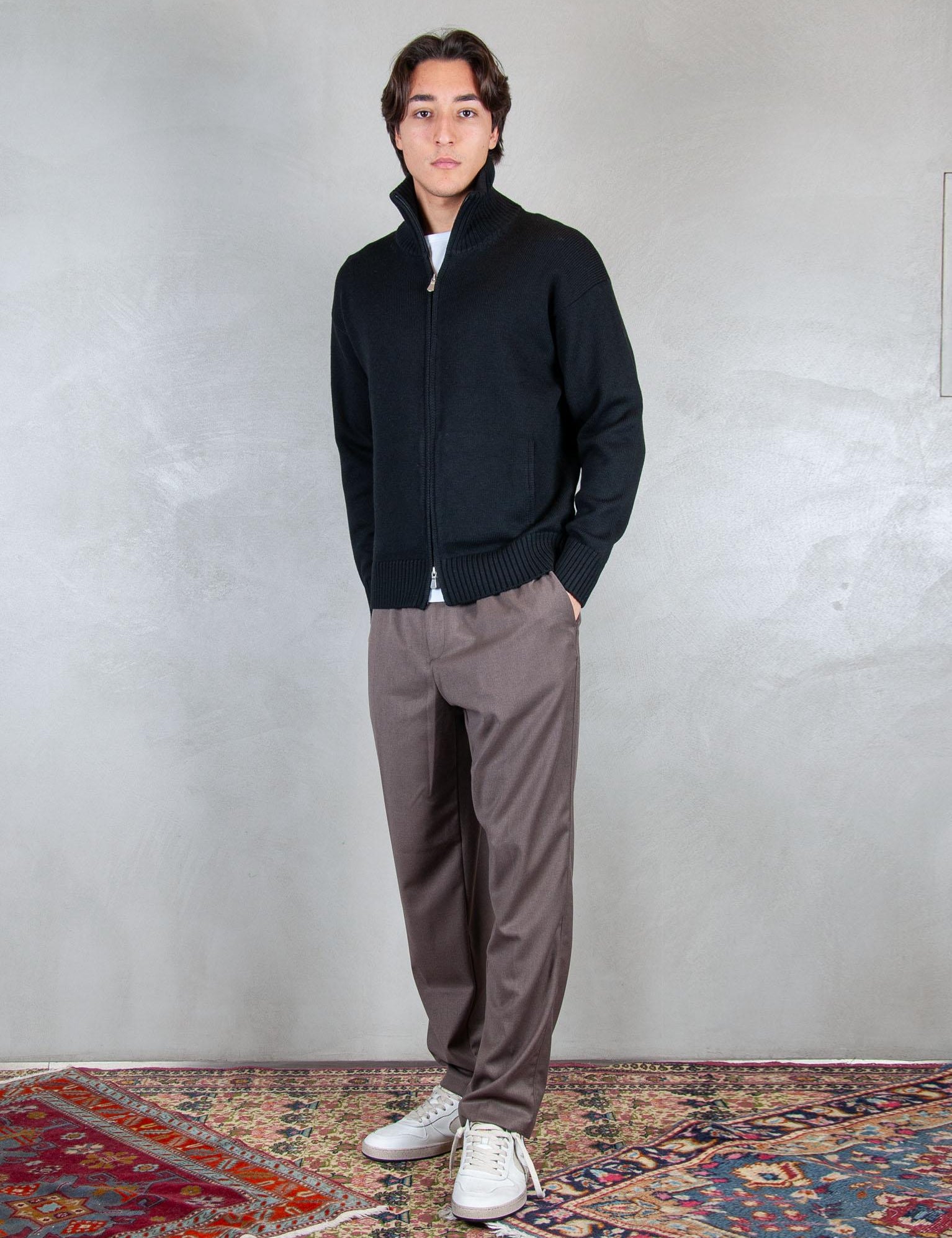 >Giubbotto zip 13124-14283 099 Raphael - Grnsas 