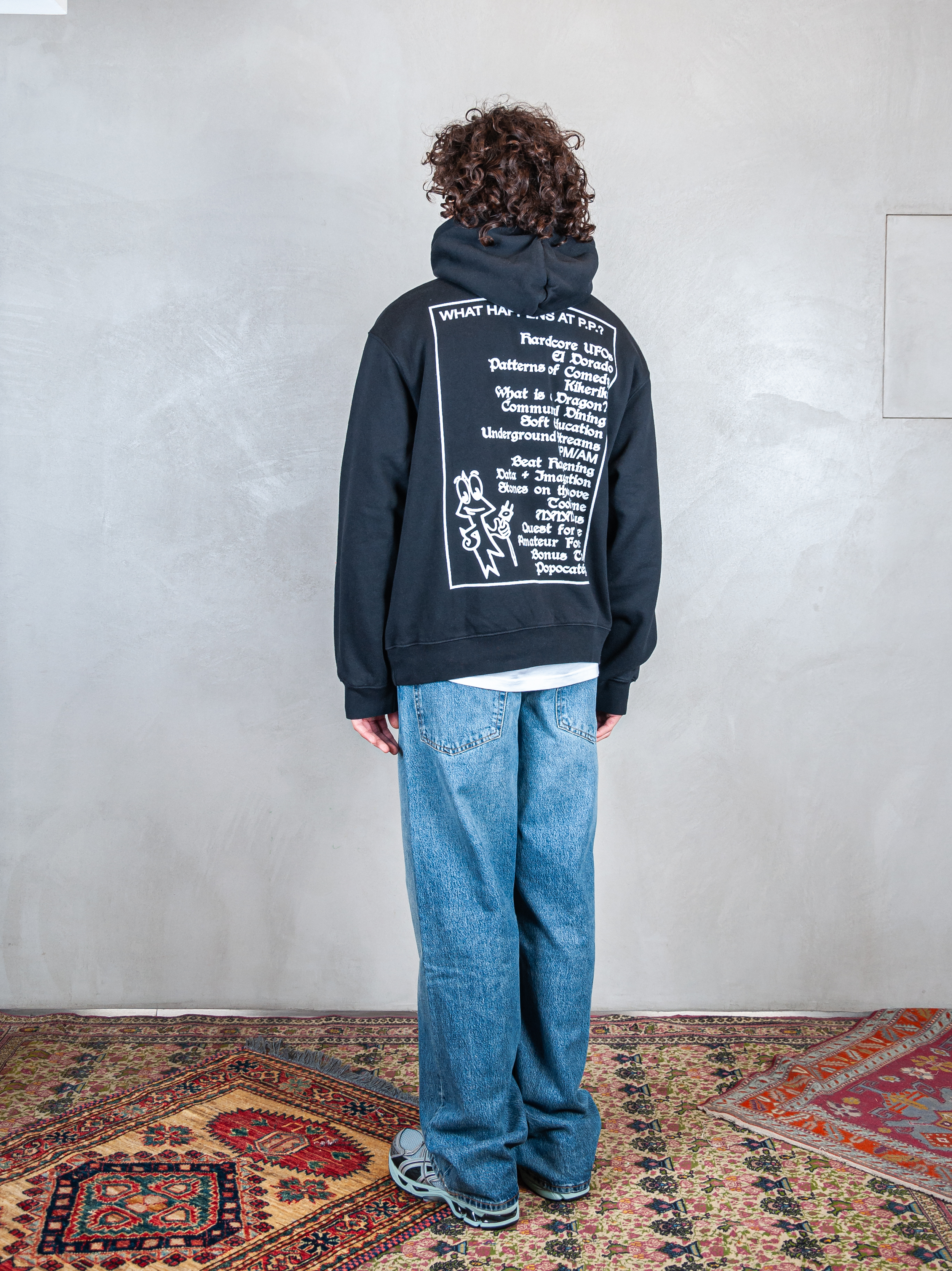 Public Possession felpa What Happens Hoodie WHAT HAPPENS BLACK Public Possession 