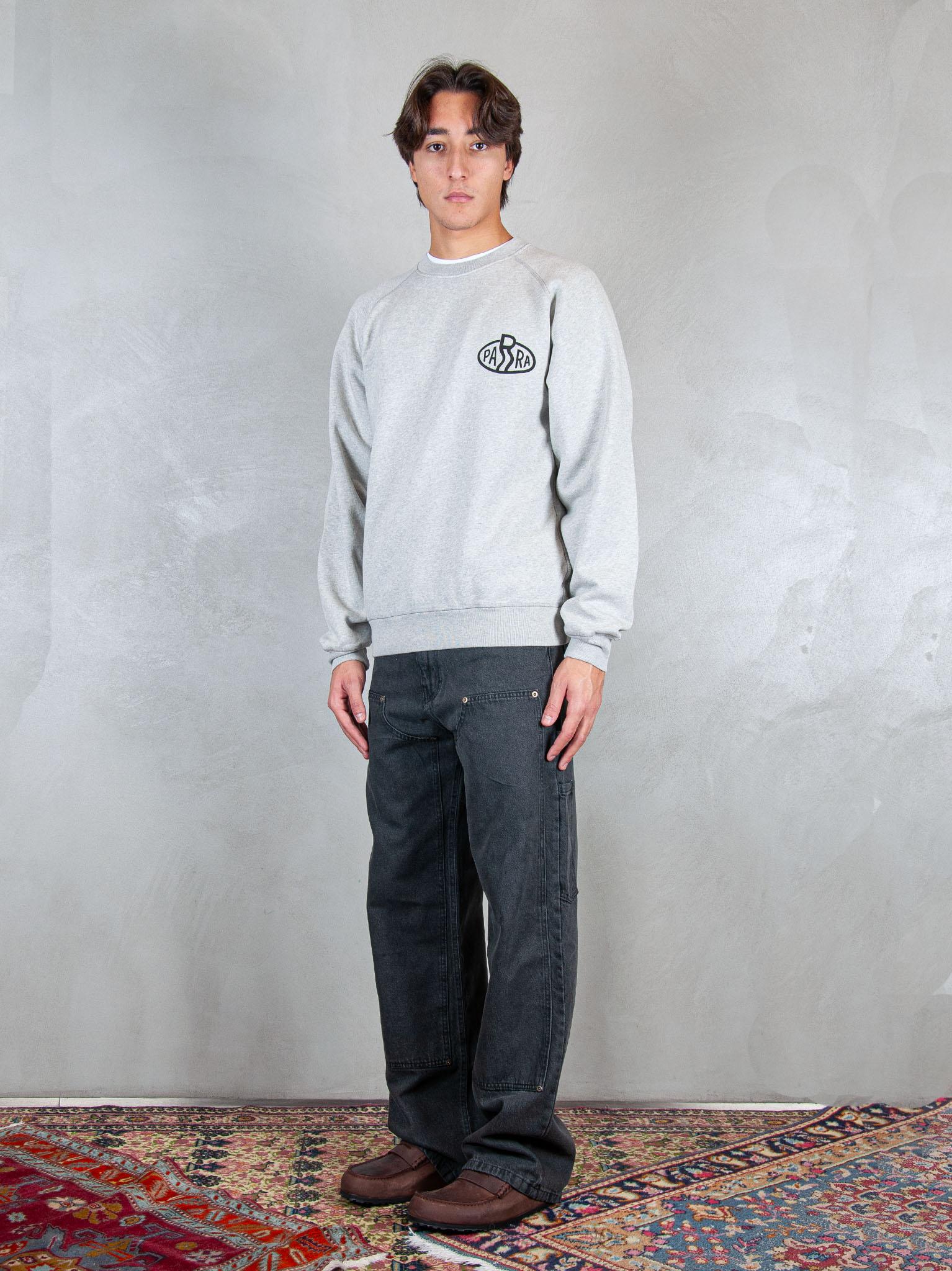 Parra Felpa Legs Logo crewneck 54242 HEATHER GREY Parra 