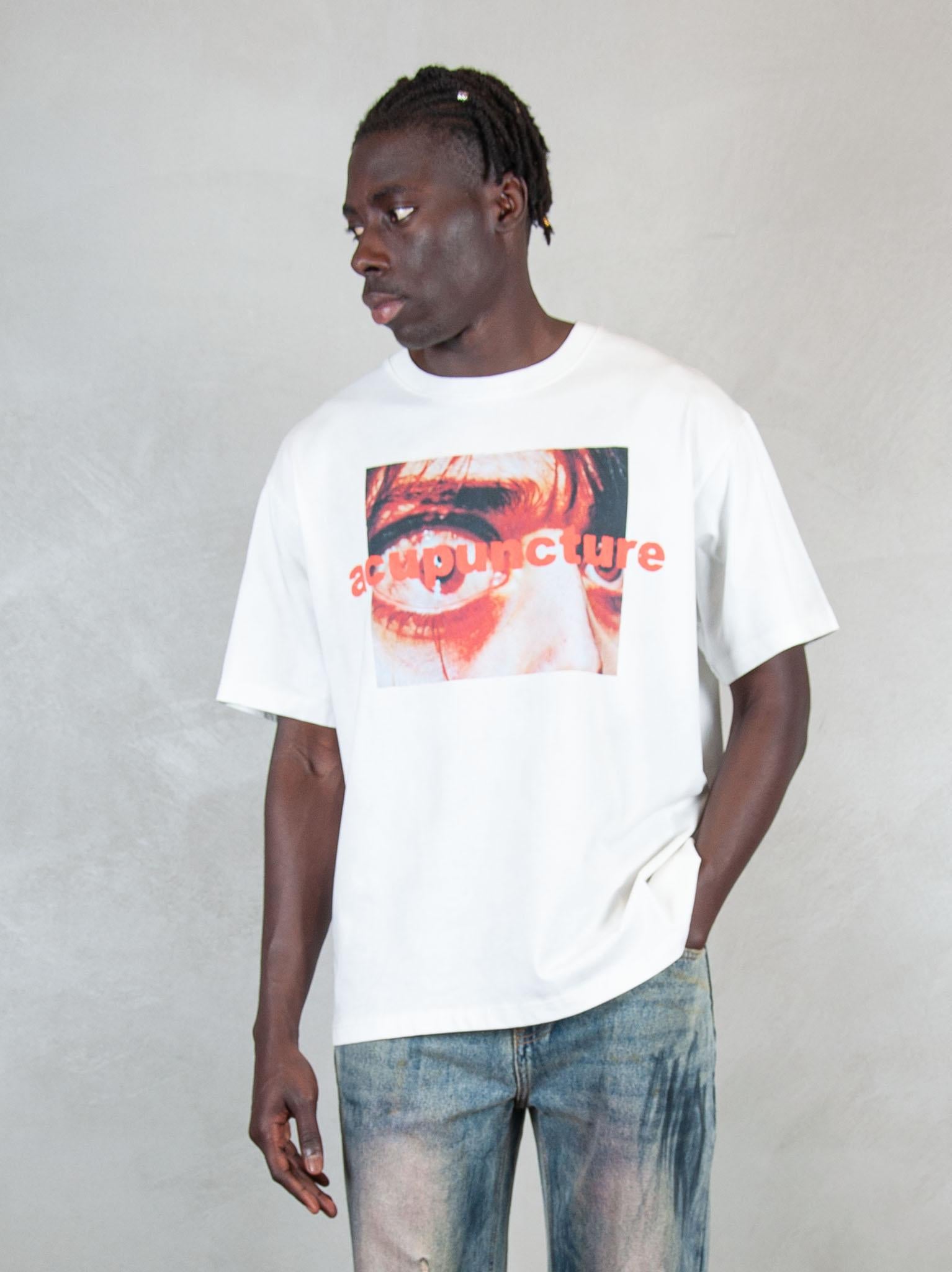 Acupuncture T-shirt Eye Cry EYE CRY EGG WHITE Acupuncture 