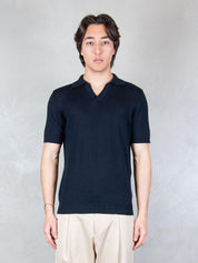 Seinse Maglia <BR/>Polo Capri Bordino ME3195 BLUE NAVY Seinse 