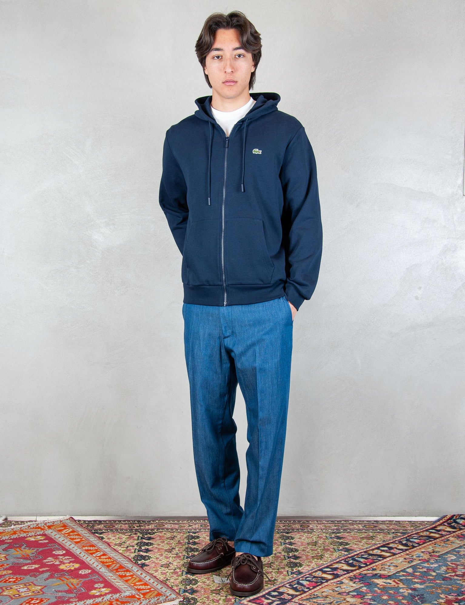>Felpa Giubbotto Zip SH9809 166 Lacoste 