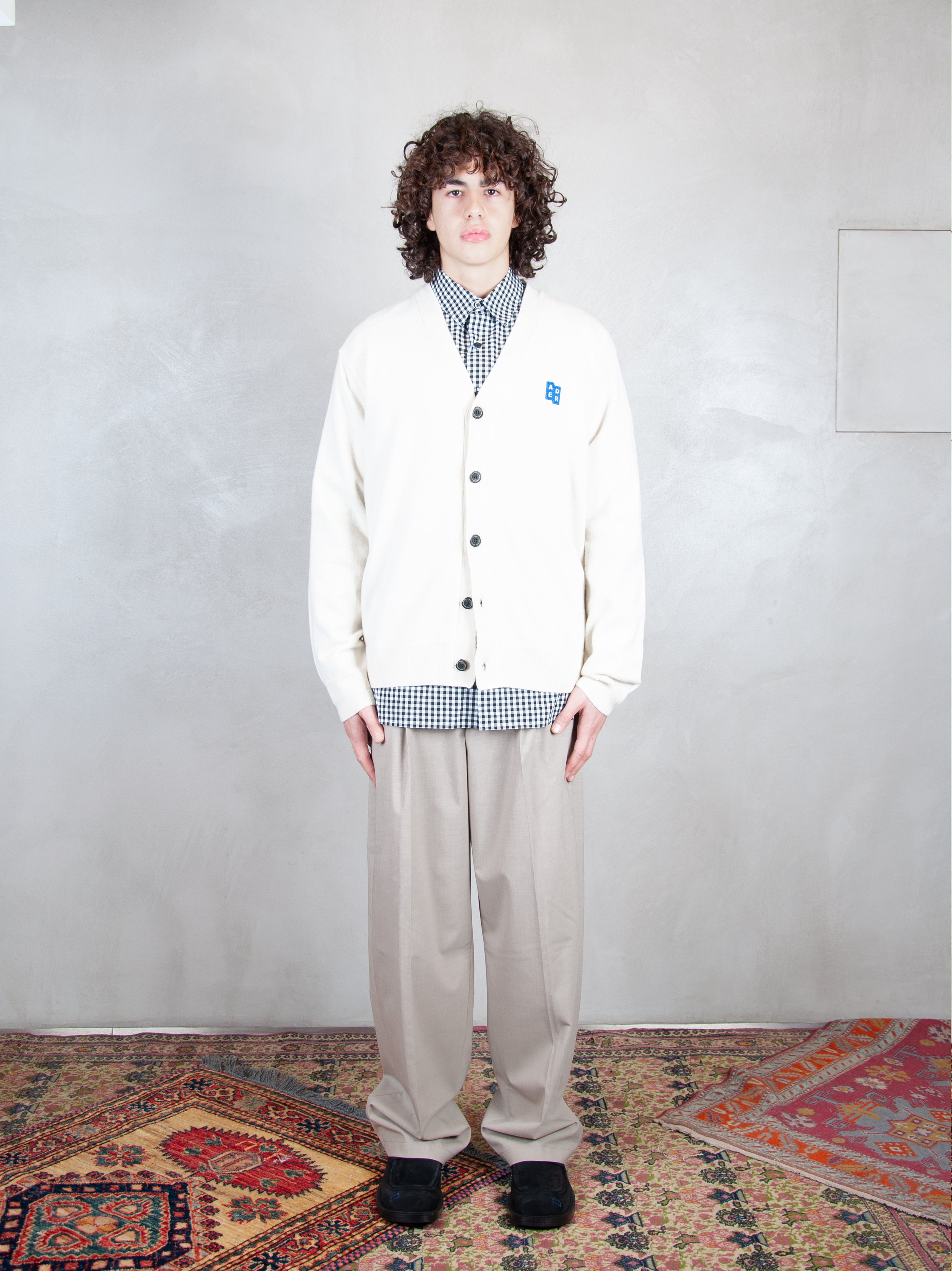 Ader Error Maglia Regular Cardigan BMSGFYKT0702 OT-OATMEAL Ader Error 