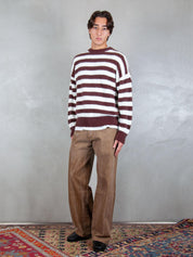 HI Five Maglia <BR/>Striped Crewneck AB23 1501 Hi Five 