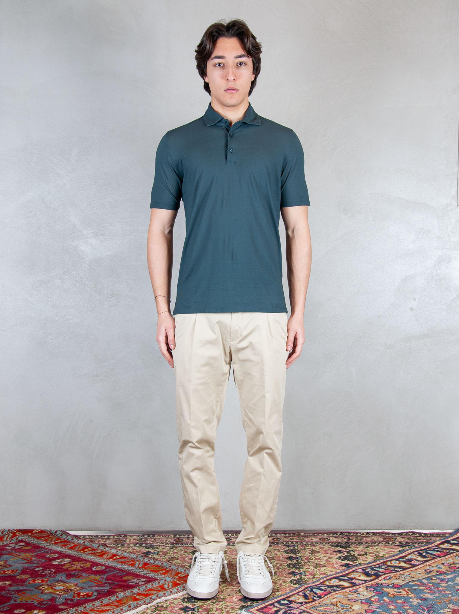 Luigi Gentile Maglia Polo cotone Crepe LG1413 28 Luigi Gentile 