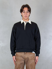 Woc felpa <BR/>Lincoln polo SW133FL NERO WOC 