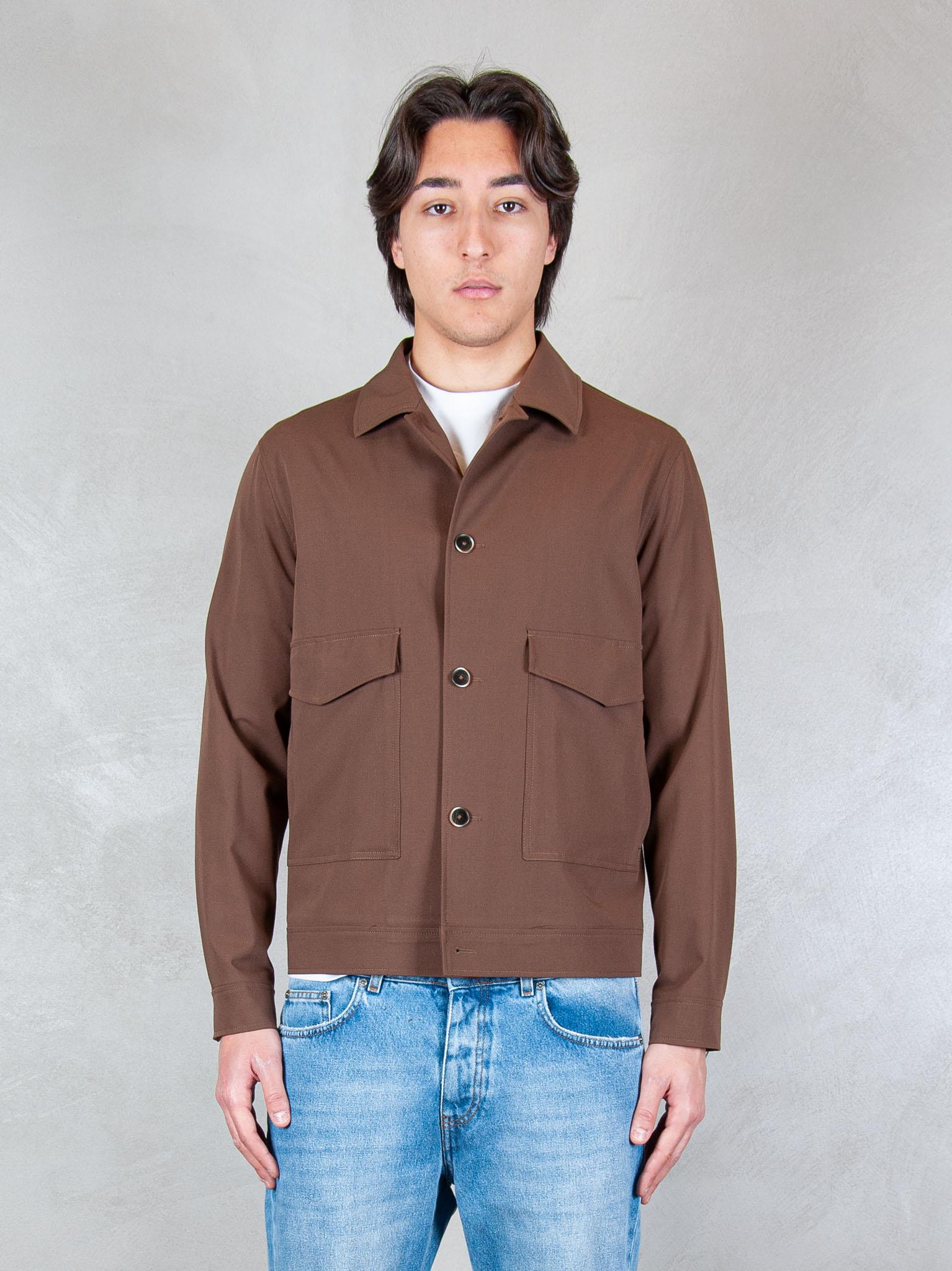 Seinse Giacca Overshirt GBE1112 MOKA Seinse 