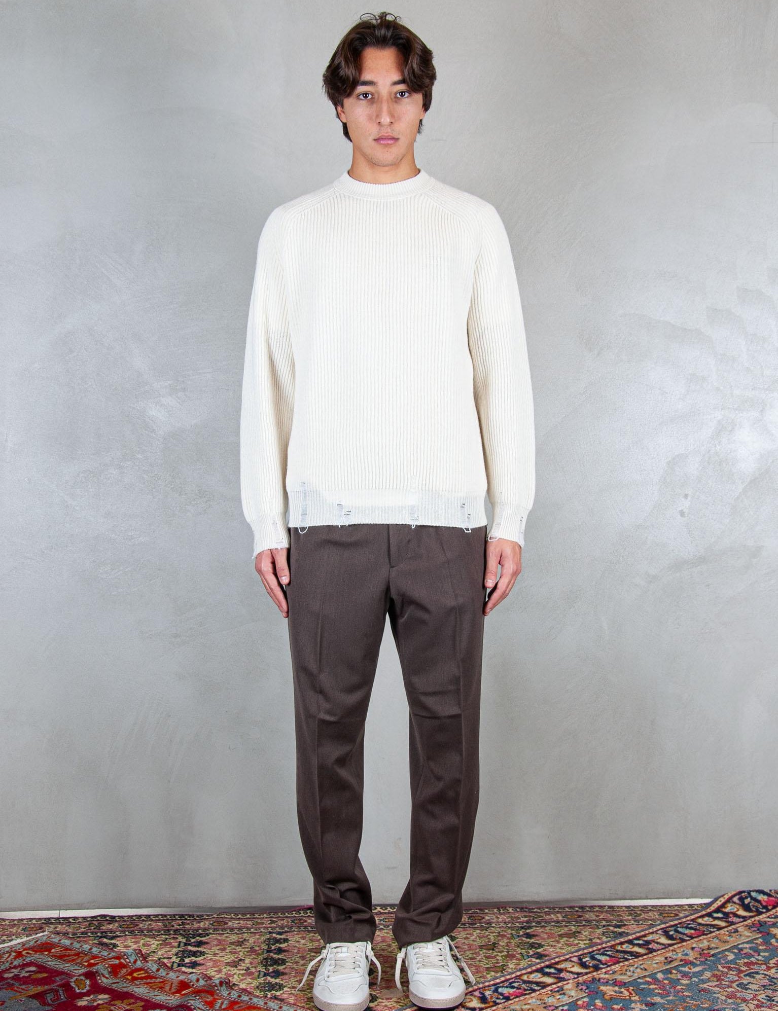 >Maglia girocollo costa inglese FU18 02 Atomo Factory 