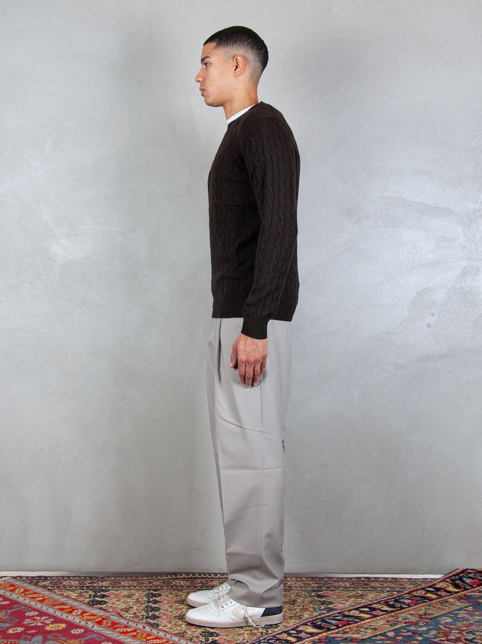 Luigi Gentile Maglia Girocollo Treccia LG1202 15 Luigi Gentile 