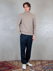 Raphael1966 Maglia <BR/>Dolcevita treccia 13115-19659 030 Raphael - Grnsas 