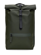 Rains zaino <BR/>Rolltop Rucksack ROLLTOP RCKSCK GREEN Rains 