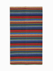 Sciarpa unisex pile blu righe multicolor AP514452 32648 Gallo 