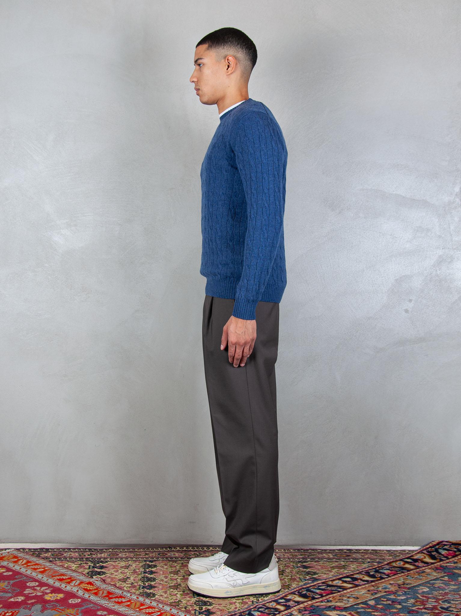 Luigi Gentile Maglia Girocollo Treccia LG1202 74 Luigi Gentile 