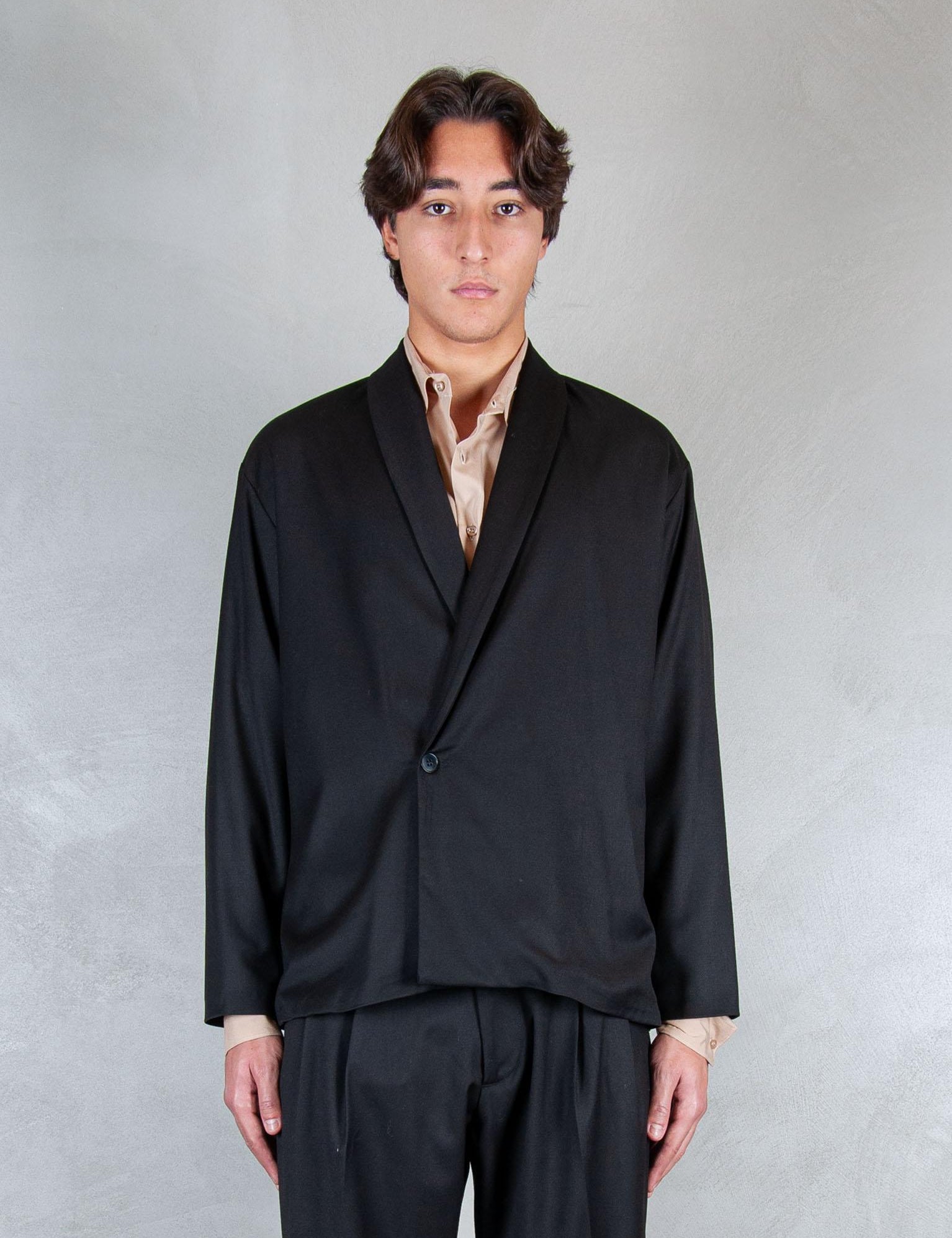 Giacca Kimono CA3454 NERO I'm Brain 