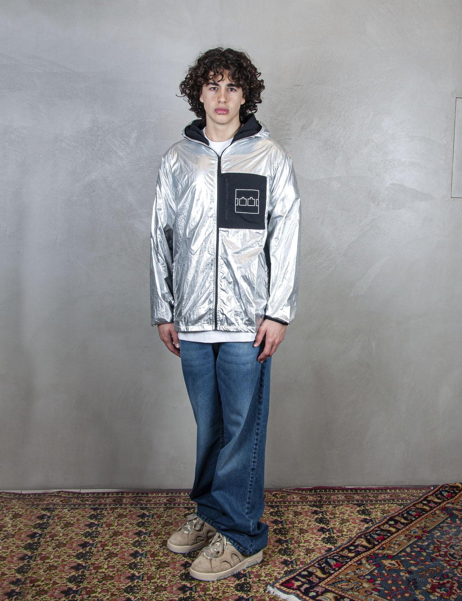 >Lightweight jacket JK001 SILVER TTT 