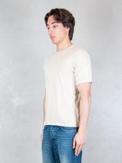 Seinse Tshirt <BR/>Doppio Collo Taglio Vivo TE3304 BEIGE Seinse 