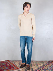 Seinse Maglia <BR/>Polo Capri Cotone e Seta ME3319 BEIGE Seinse 