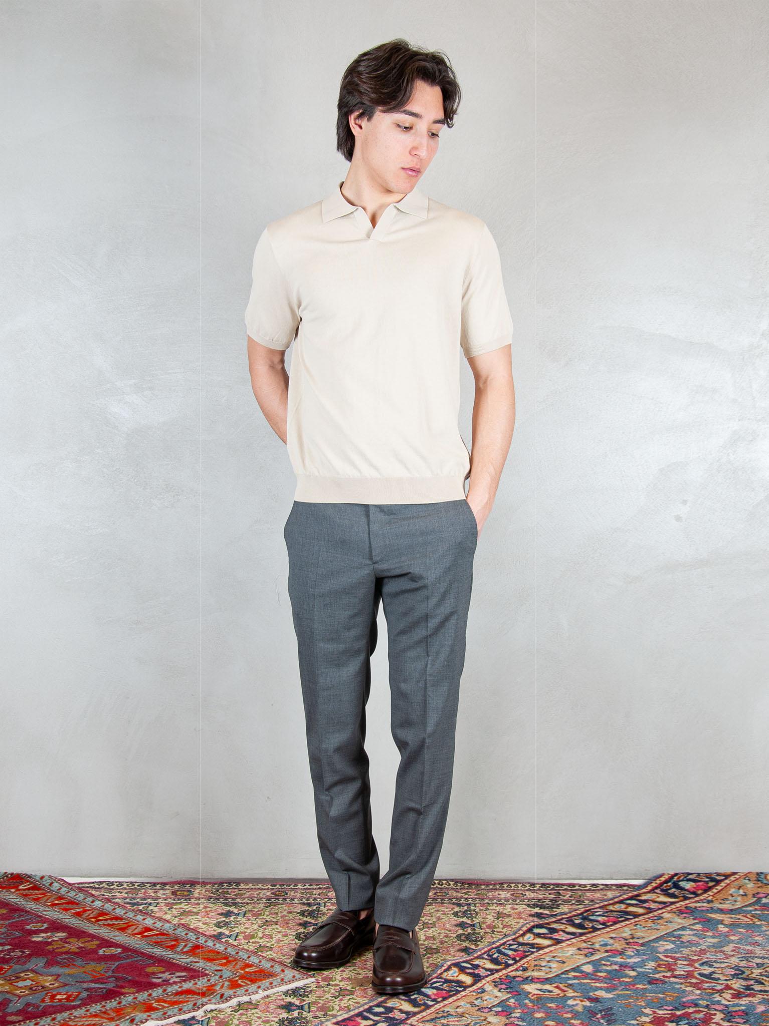 Raphael1966 Maglia Polo Capri Cotone Crepe DK17008 SABBIA Raphael - Dkt 