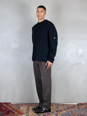 C.P. Company Maglia <BR/>Crewneck Fleece knit KN307A-006170A 999 C.P. company 