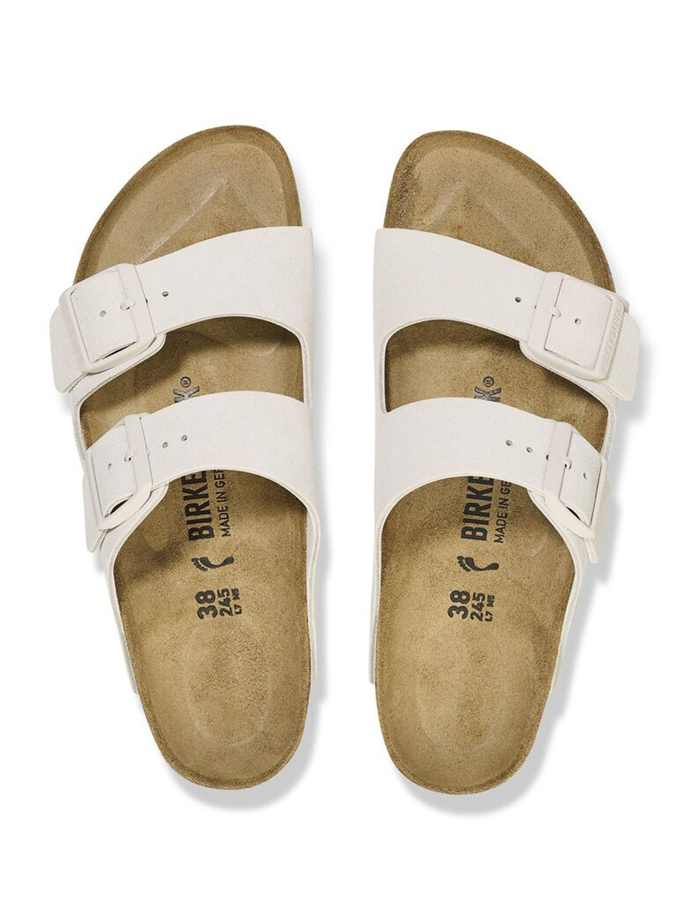 Birkenstock Arizona Suede ARIZONA-SUEDE ANTIQUE WHITE Birkenstock 