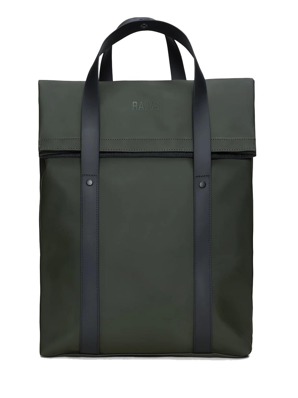  2WAY TOTE BACKPACK GREEN Rains 