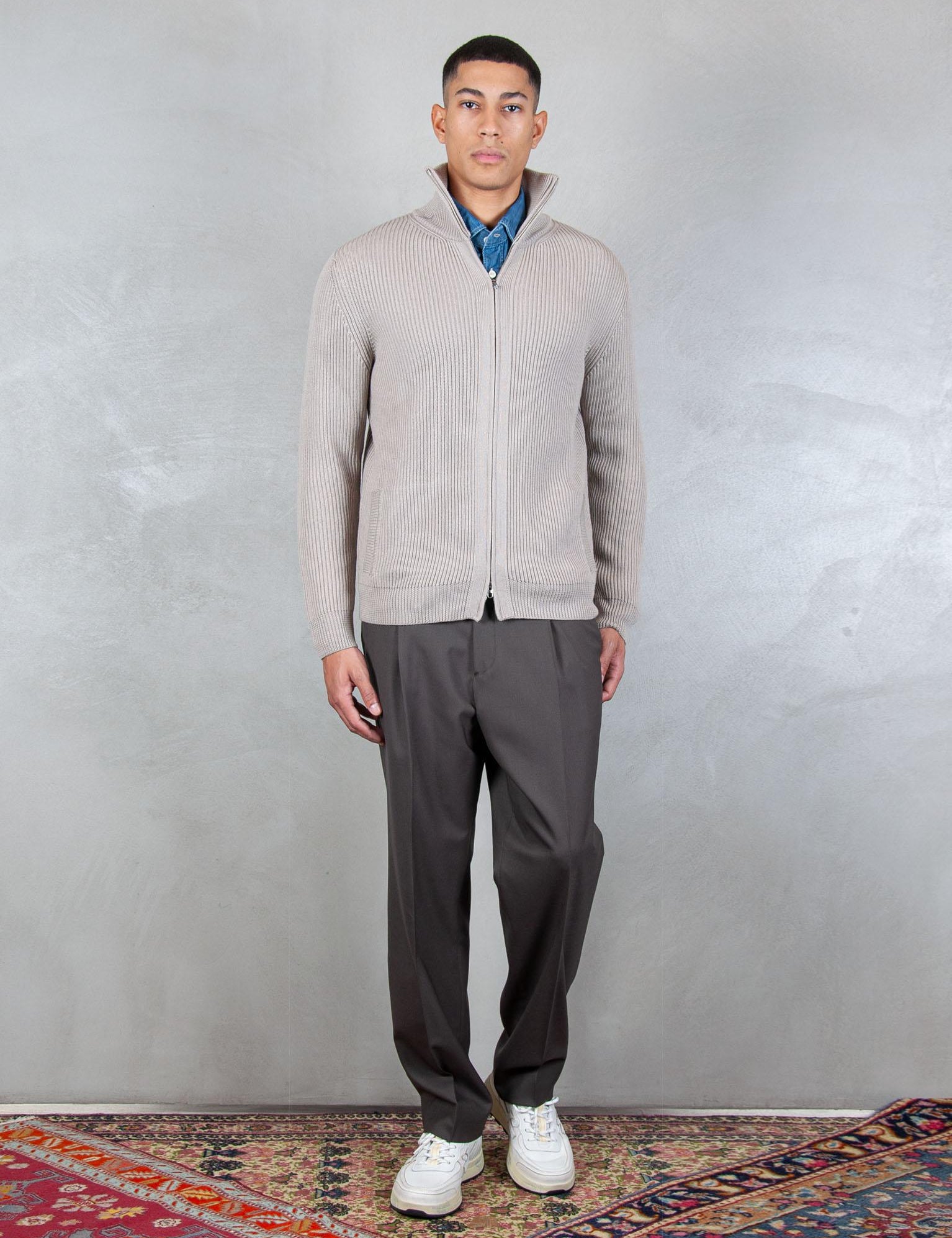 >Giubbotto Zip LG1185 10 Luigi Gentile 