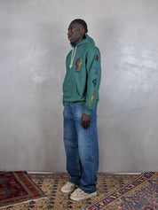 La Chambre Nuit Hooded 53115 WASHED GREEN Parra 