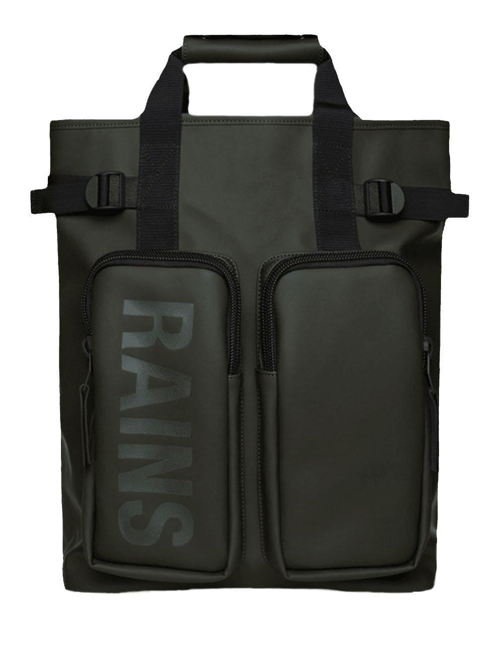 >Texel Tote Backpack TEXELTOTE BACKPACK GREEN Rains 