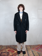 Ader Error Cappotto <BR/>Oversized Double Breasted Coat BN01FWCT0103 BK-NOIR Ader Error 